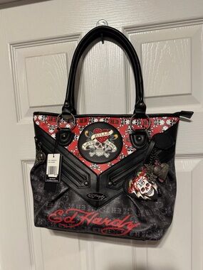 Ed Hardy Live Kills Slowly Tote